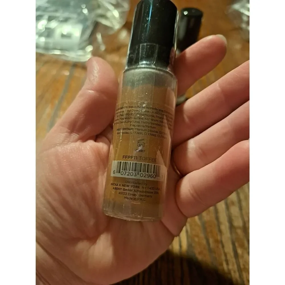 New Lot of 2 Sealed NK Makeup Perfection Liquid Foundation FFPF11 Toffee